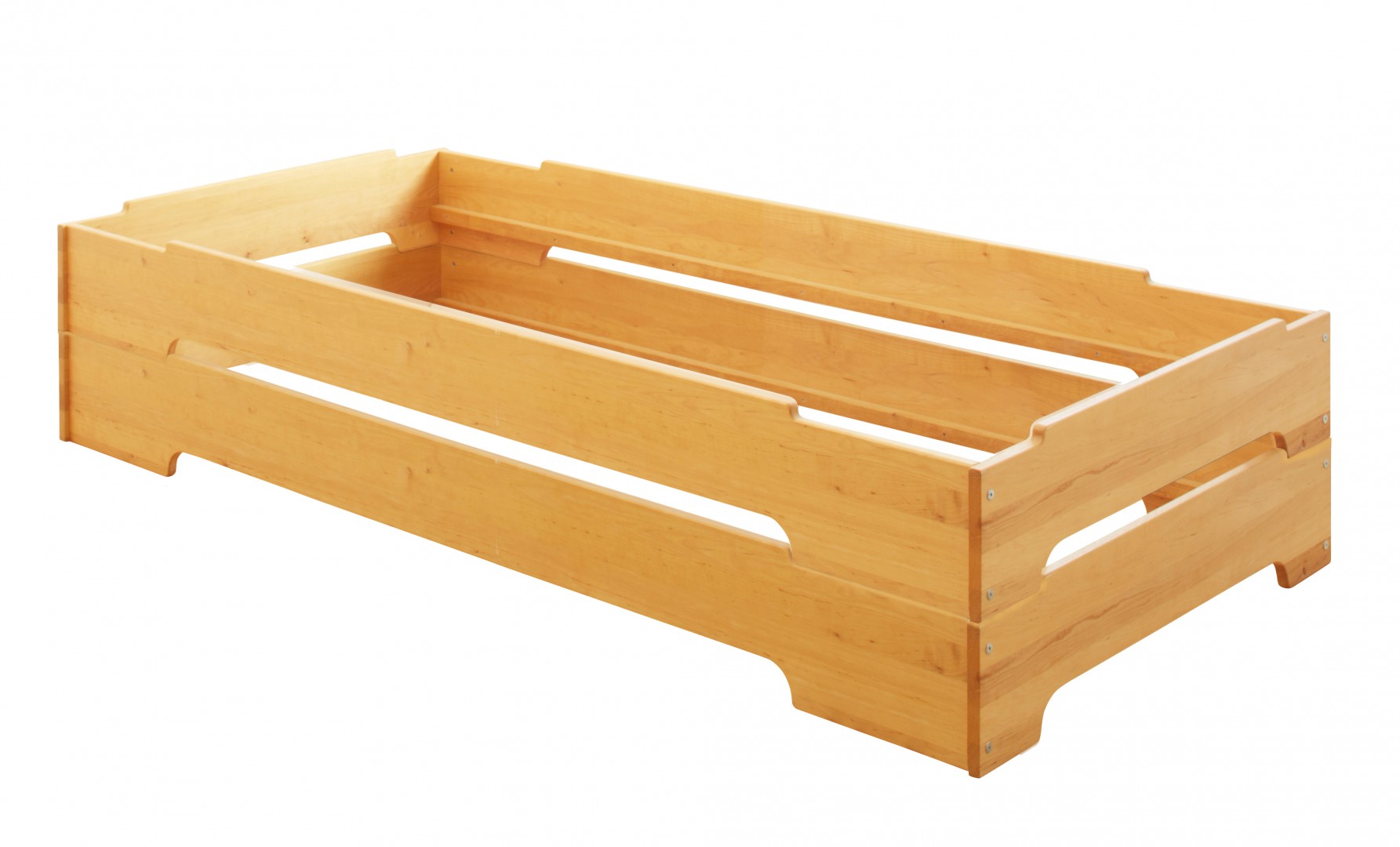 2er Set Kai Stapelbett 90x200 cm Erle 22633 bld